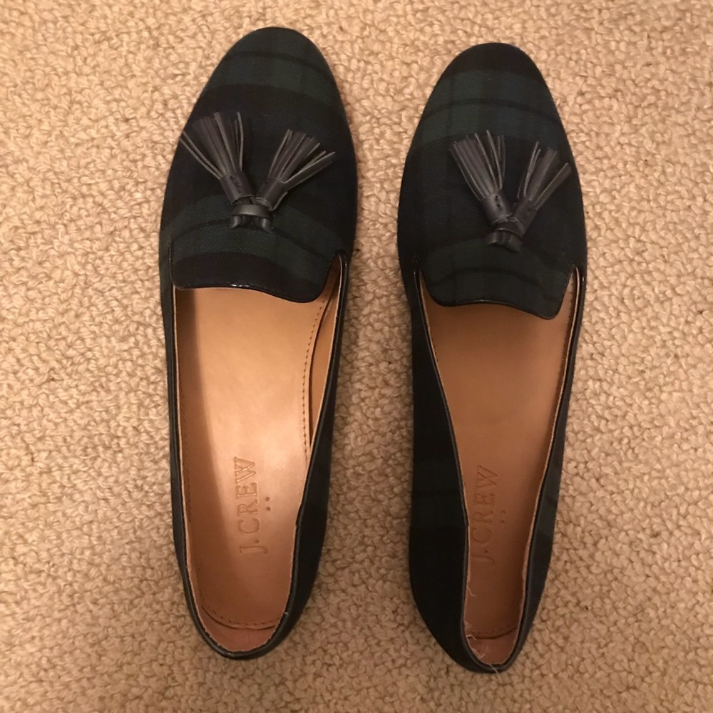 Blackwatch J Crew loafers
